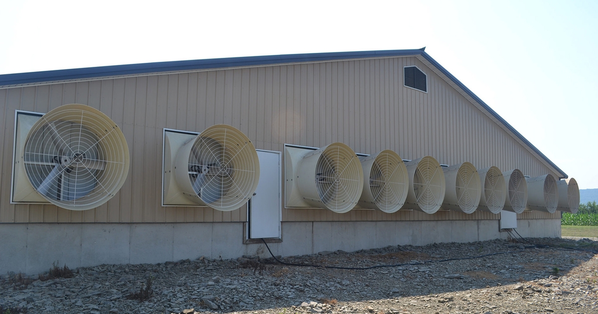 Thông gió cơ khí không sử dụng kênh dẫn gió